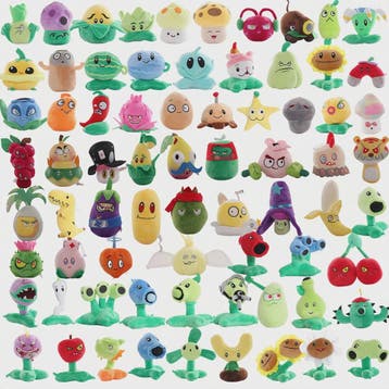 Plants VS Zombies Pluche Knuffels 15-20cm - Verzamel alle 72, Verzenden, Nieuw