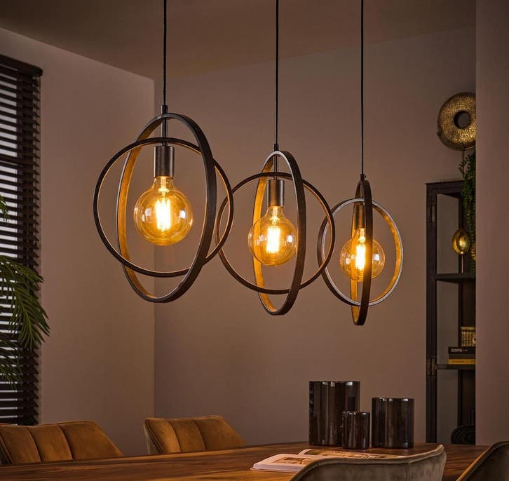 Hanglamp Industriële Turn 2026 - Dimbaar - SALE!!, Huis en Inrichting, Lampen | Hanglampen, Nieuw, Kunststof, Metaal, Overige materialen