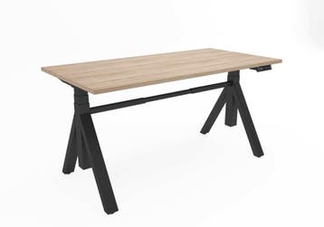 Zit sta bureau premium Y-poot | 140x80cm, Nieuw in verpakking