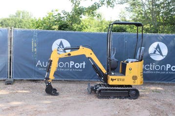Veiling: Minigraver JPC KV12 Diesel 2025, Ophalen, Graafmachine