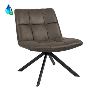 Elvira fauteuil, ECO leder, Overige plaatsen, Ophalen of Verzenden, Nieuw in verpakking, Stoel