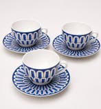 HERMÈS - Mok (6) - Porselein - Set theekopjes
