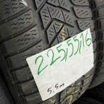 2 x Pirelli Sottozero 3 225-55-16 Winterbanden 5,5mm, Auto-onderdelen, Banden en Velgen, Gebruikt, 16 inch, Band(en), Personenwagen