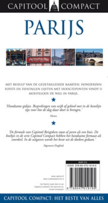 Parijs / Capitool Compact 9789047519195 Donna Dailey, Boeken, Reisgidsen, Verzenden, Gelezen, Donna Dailey