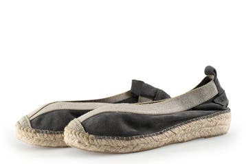Shabbies Amsterdam Espadrilles in maat 39 Zwart, Shabbies Amsterdam, Verzenden, Zwart, Zo goed als nieuw