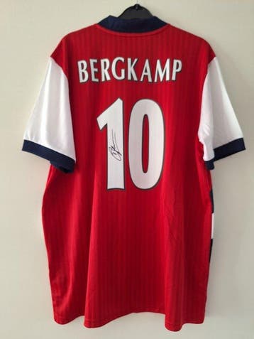 Arsenal - Hand signed - Dennis Bergkamp - Voetbalshirt, Nieuw