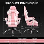 Ergonomische Bureaustoel -  Office Chair - Gamestoel - Volwa, Huis en Inrichting, Verzenden, Zo goed als nieuw