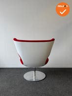 Fauteuil - Artifort Boson - design stoel - Rode stoffering -, Vergader- of Presentatieruimte, Ophalen of Verzenden, Gebruikt, Stoel