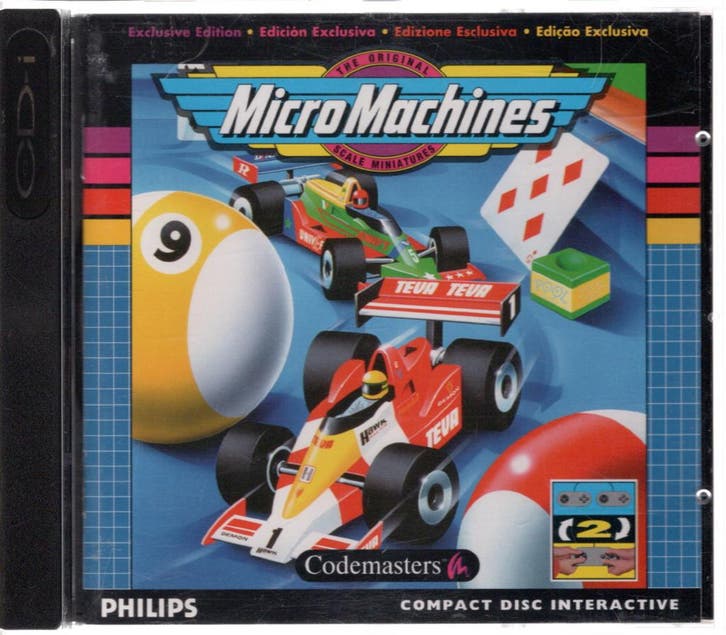 Philips CD-i / CDi Micro Machines Exclusive Edition, Spelcomputers en Games, Games | Overige, Zo goed als nieuw, Verzenden