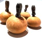 Fijn set van 4 limegroene containers van Sunda -