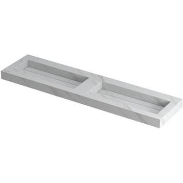 INK Pitch Wastafel Keramische Slab Bak Dubbel met Drain en, Doe-het-zelf en Verbouw, Ophalen of Verzenden, Nieuw
