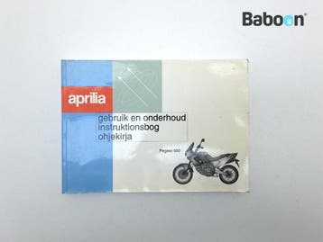 Instructie Boek Aprilia Pegaso 650 1992-1996 Dutch, Swedish, Verzenden, Gebruikt