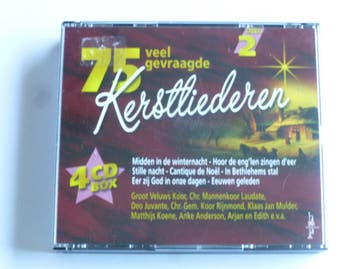75 veel gevraagde Kerstliederen Deel 2 (4 CD), Ophalen of Verzenden, Zo goed als nieuw