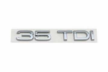 Origineel Audi embleem - chroom, Auto-onderdelen, Ophalen of Verzenden, Nieuw, Audi