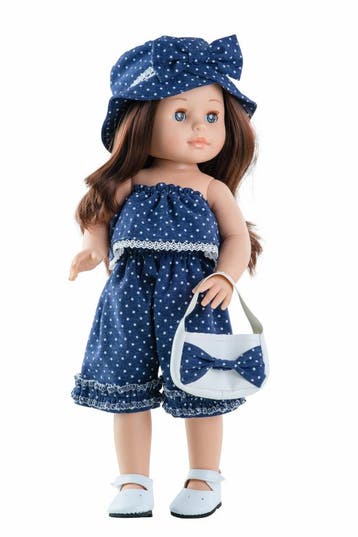 Paola Reina pop Soy Tu Emily 42 cm met zomerkleding en ac..., Ophalen of Verzenden, Nieuw