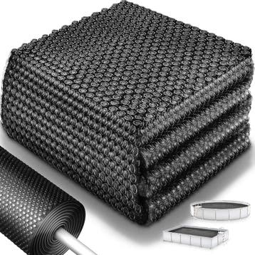 Zwembad Afdekzeil - Rechthoekig - Solarzeil - 700x400 cm - Z, Verzenden, Zo goed als nieuw