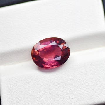 1 pcs Roze Toermalijn - 4.16 ct - International Gemological, Nieuw