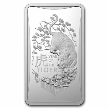 RAM- Year of the Tiger -1/2 oz muntbaar 2022 (10.000 oplage), Verzenden, Losse munt, Zilver