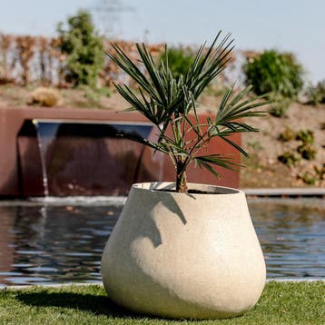 Ash S 66x50 cm Off-White, Verzenden, Nieuw, Rond, Beton