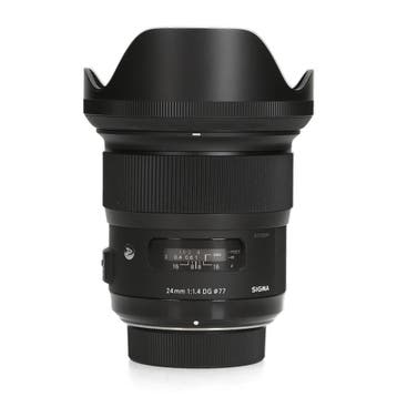 Sigma 24mm f/1.4 DG HSM Art - Nikon F - Groothoeklens, Audio, Tv en Foto, Fotografie | Fotostudio en Toebehoren, Ophalen of Verzenden