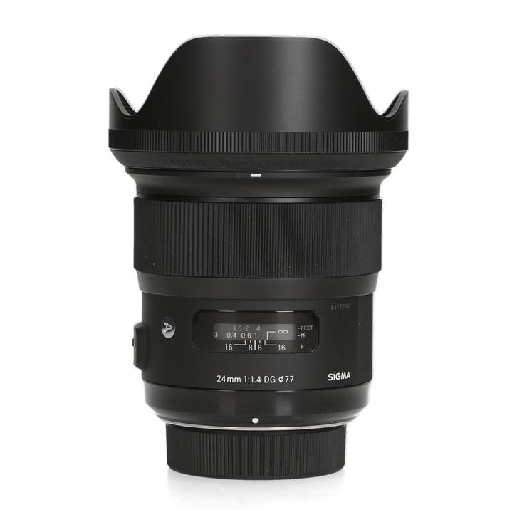 Sigma 24mm f/1.4 DG HSM Art - Nikon F - Groothoeklens, Audio, Tv en Foto, Fotografie | Fotostudio en Toebehoren, Zo goed als nieuw