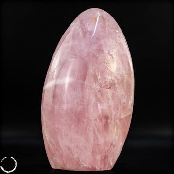 Natuurlijke rozenkwarts freiform – Zachte schoonheid in pure