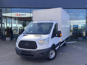Zakelijke lease - Ford Transit 350 2.2 TDCI L4 Ambiente, Euro 5, Stof, Gebruikt, Wit