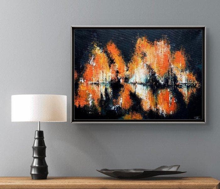 Cristina Talea - EMBER REFLECTIONS, Antiek en Kunst, Kunst | Schilderijen | Modern