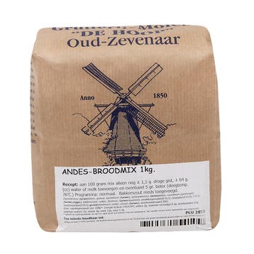 Molen de Hoop Andes Broodmix 1kg, Verzenden, Nieuw