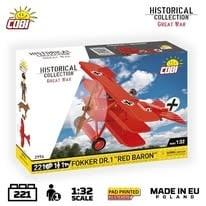 COBI WW1 2996 - Fokker Dr.I Red Baron (Leger bouwsets), Verzenden, Nieuw