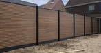 Composiete schutting | incl plaatsen | €145,- pm, Tuin en Terras, Schuttingen, Nieuw, Kunststof, 1 tot 2 meter