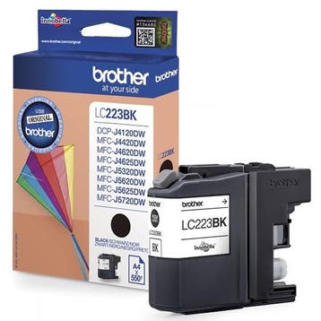 Brother LC-223BK inktcartridge zwart (origineel), Verzenden, Nieuw, Cartridge, Brother