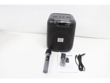 Lenco PA-101BK - Draadloze Bluetooth Party Speaker - 100W, Audio, Tv en Foto, Luidsprekers, Verzenden, Zo goed als nieuw