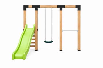 Houten schommel Dommel 300 cm van hout – met glijbaan lim., Ophalen of Verzenden, Nieuw