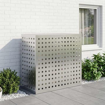 vidaXL Airconditioner hoes zilver 110 x 50 x 105 cm, Verzenden, Nieuw