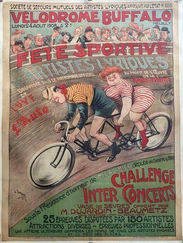 L. Damaré - Rare Original Vintage Antique Advertising Poster