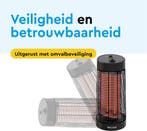 2dekans | BRASQ Elektrische Terrasverwarmer staand –, Tuin en Terras, Terrasverwarmers, Ophalen of Verzenden, Gebruikt
