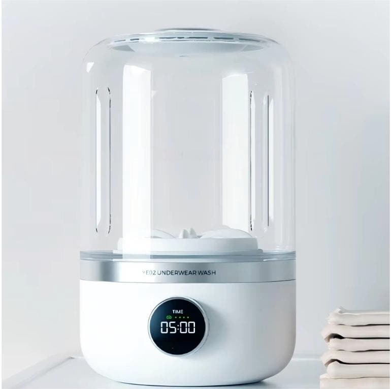 Mini-wasmachine, 13 l, 1,8 kg, 2-in-1 campingwasmachine