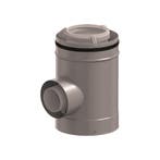 Rolux CLV Etage T-stuk PP/metaal 125/200-1x80/125 kort, Ophalen of Verzenden, Nieuw