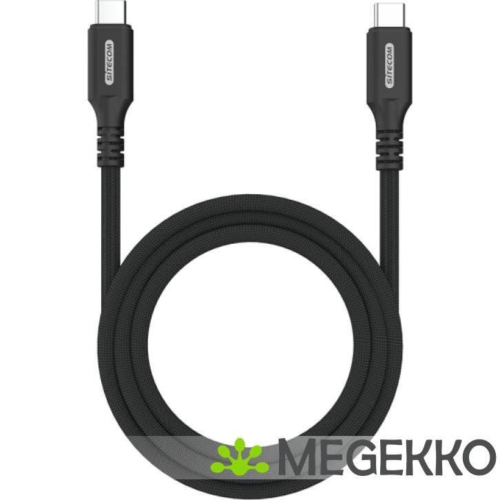 Sitecom USB4 Gen 2x2 20Gbps 240W USB Type-C 2m, Computers en Software, Overige Computers en Software, Nieuw, Verzenden