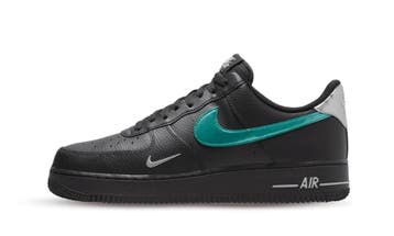 Nike Air Force 1 07 Low Black Blue Lightning, Nieuw
