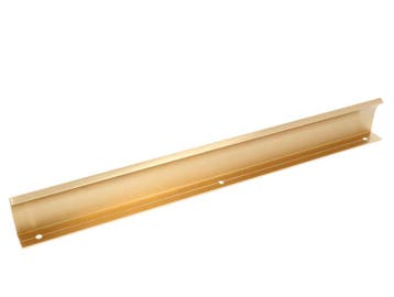 Greep EDGE STRAIGHT goud geborsteld 2x160 mm, Verzenden, Nieuw