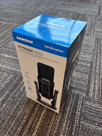 Samson G-Track Pro - USB-studiomicrofoon (Nieuw), Muziek en Instrumenten, Microfoons, Ophalen of Verzenden, Nieuw, Overige typen