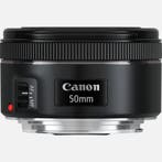 Canon EF 50mm f/1.8 STM Lens - Zwart, Verzenden, Zo goed als nieuw