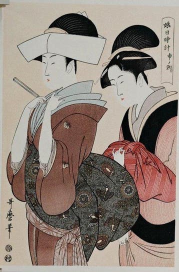 Mothers Sundial - Kitagawa Utamaro - Japan (Zonder