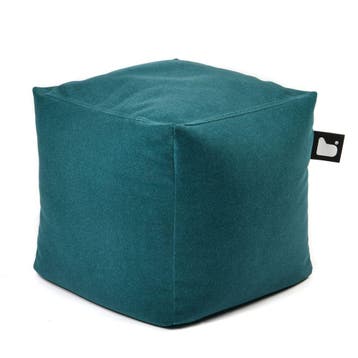 B-Box Poef Indoor Suede - Teal, Verzenden, Nieuw