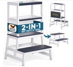 Speeltoren Leertoren Barn Wit Antraciet grenenhout, Verzenden, Nieuw