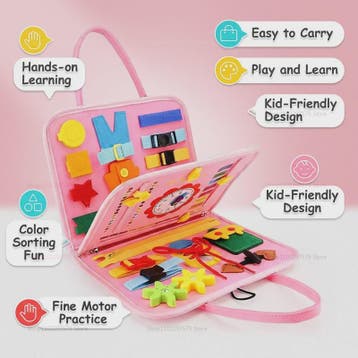 Montessori Busy Board: Educatief Reis- en Activiteitenspeelg, Verzenden, Nieuw