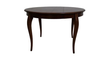 Ronde houten eettafel – klassieke uitschuifbare eettafel met, Ophalen of Verzenden, Nieuw