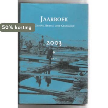 Jaarboek van het Centraal Bureau voor Genealogie 2003, Verzenden, Zo goed als nieuw
